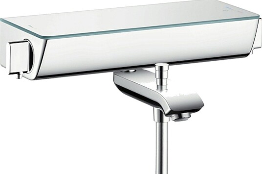 Hansgrohe Ecostat Select termostat Med integrert glasshylle, Krom Hansgrohe Ecostat Select termostat Med integrert glasshylle, Krom
