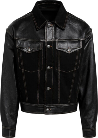 Versace Herre Jakker Svart XL, Versace Herre Jakker Svart XL,