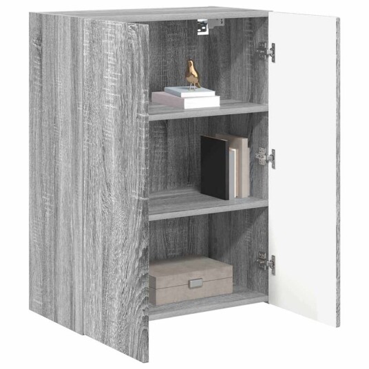  TV Veggskap Grå Sonoma 59,5 x 31 x 80 cm Konstruert tre