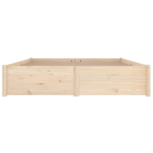 vidaXL Sengeramme med skuffer 140x190 cm