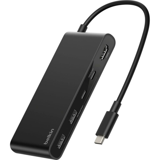 Belkin CONNECT USB C 7 i 1 dokkingstasjon USB A USB C HDMI