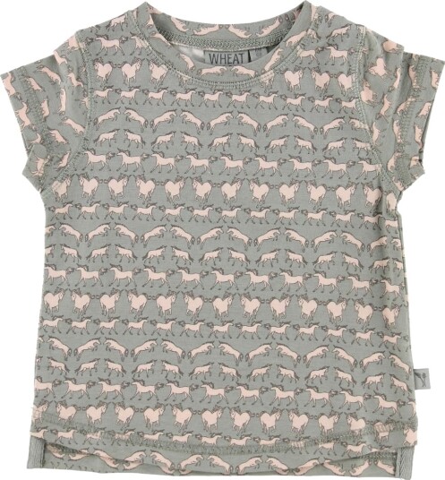Wheat T skjorte Nicola Light Grey m. Hester Wheat 62 T skjorte Grå