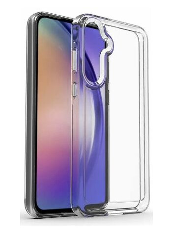 Estuff Es673120-Bulk, Deksel, Samsung, Galaxy A55, 16,8 Cm (6,6"), Gjennomsiktig