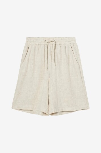 Grunt Shorts Tanja Linen Shorts Beige