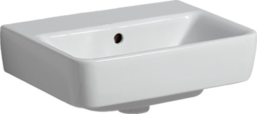 GEBERIT servant 450x340x170mm med høyde m/plate porselen hvit GEBERIT servant 450x340x170mm med høyde m/plate porselen hvit