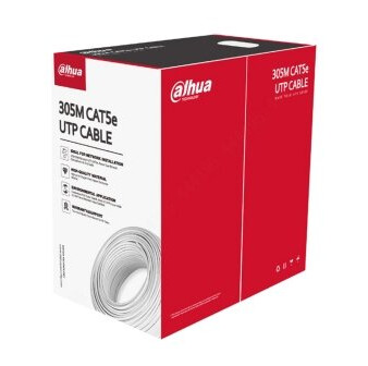 Cat5e Utp-Kabel 305M Baltas/Pfm920i-5Eu-C Dahua