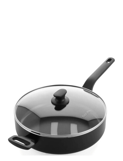 Greenpan Skillet 28Cm/3.1L With Lid + Helper Handle - Black - Ø 28 CM