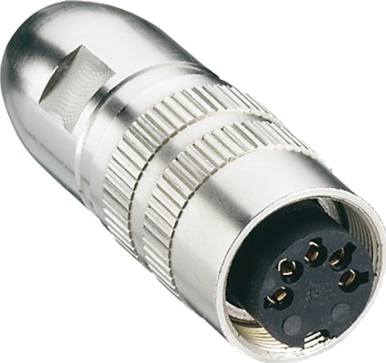Lumberg 0322 06, M16, Metallisk, Nickel, Zink, Sølv, Ip68, 5 A