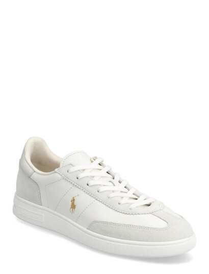 Polo Ralph Lauren Bedford Leather-Suede Sneaker - White - 38.5 Polo Ralph Lauren Bedford Leather-Suede Sneaker - White - 38.5