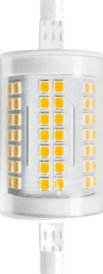 Spl R7S 78mm / 11W LED pære   1600lm 3000K klart glass keramikk   Kulør : Varm