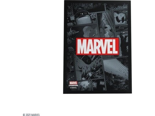 Gamegenic Marvel Champions Sleeves Marvel Black