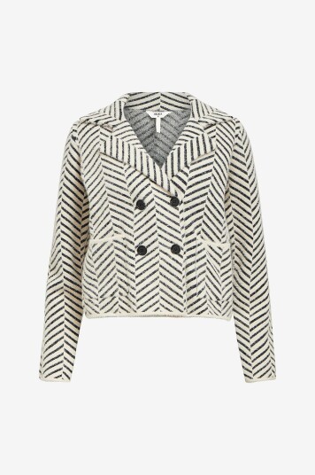 Object   Jakke objWegas Knit L/S LO Sjacket 136   Hvit