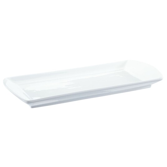 Pulsiva Tallerken Loa; 29x12.5x2.5 cm LxBxH; Hvit; Rektangulær; 4 Stykk / Forpakning