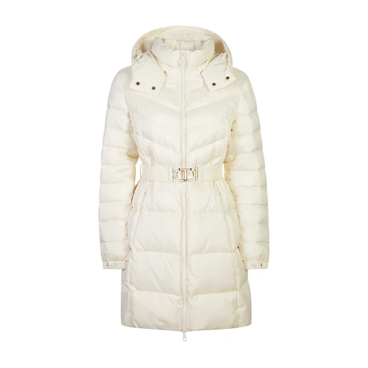 Twinset Dame Frakker Hvit M