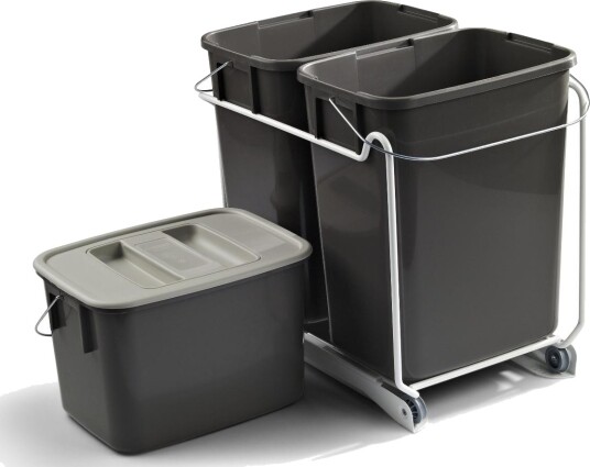 Nordiska Plast 81270009 Kildesorteringssett med uttrekk 2 x 12 l 1 x 7 l Lager & miljø Nordiska Plast 81270009 Kildesorteringssett med uttrekk 2 x 12 l 1 x 7 l Lager & miljø