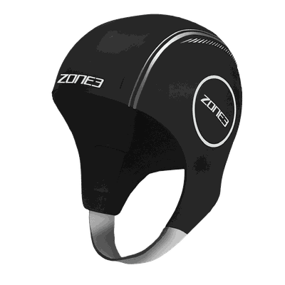 Zone3 Neoprene Swim Cap badehette senior Svart L