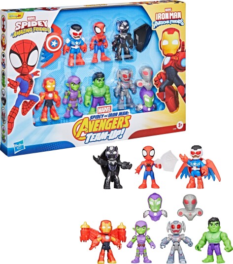 Spidey And His Amazing Friends Figursett Friends Collab
