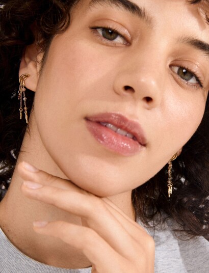 Pilgrim Morin Earrings Gold Plated   Gold   ONE SIZE