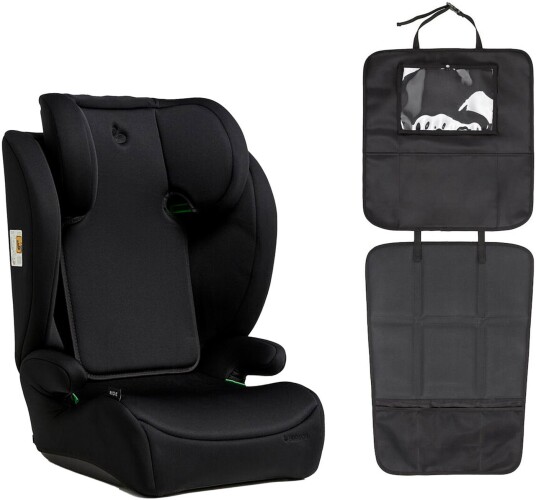 Beemoo Ride i-Size Beltestol inkl. Beemoo 3-in-1 Sparketrekk, Black Stone/Black