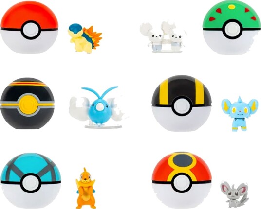 Pokémon Clip 'N' Go Assorterte Figurer - Leketøy - One Size - Hvit Pokémon Clip 'N' Go Assorterte Figurer - Leketøy - One Size - Hvit