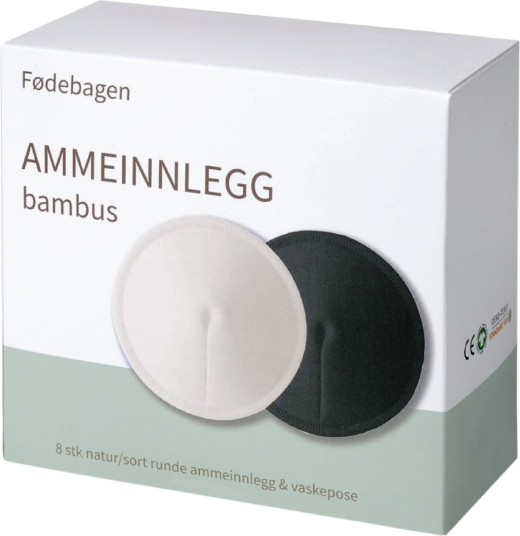 Fødebagen Ammeinnlegg I Bambus Runde 8 Stk.