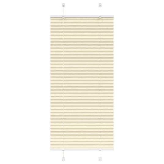 plisségardin krem 65x150 cm Stoff Bredde 64,4 Polyester