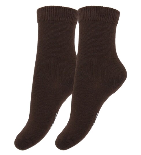 Fuzzies Sokker 2 pack Brun 20/22 Sokker