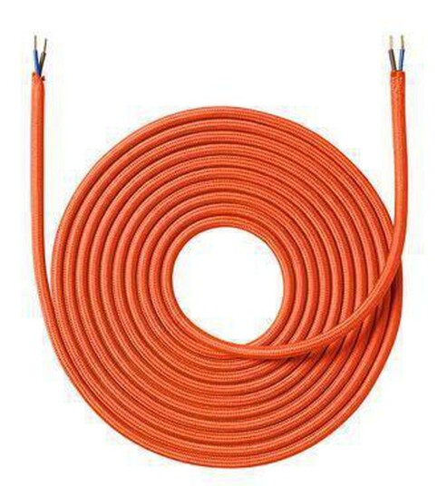 Nielsen 4m Stoffledning 2x0,75mm Farge Oransje