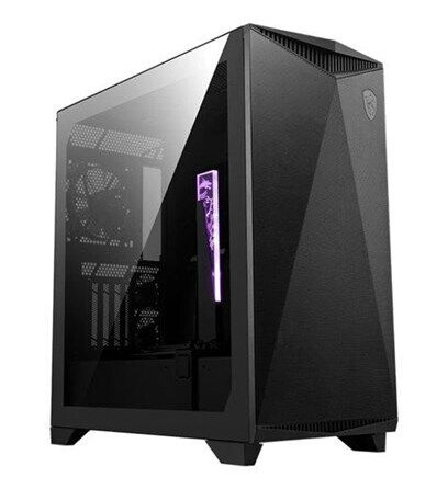 MSI MPG GUNGNIR 300P Mid Tower Kabinett med Herdet Glass - Svart MSI MPG GUNGNIR 300P Mid Tower Kabinett med Herdet Glass - Svart