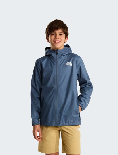 The North Face Teen Zipline Rain Jacket Grey XL