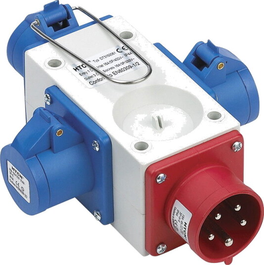 400V CEE Fordeler 5 Polet Til 3 x 230V