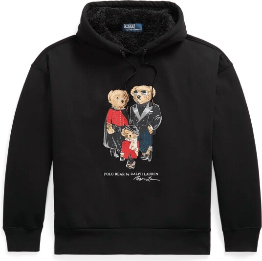 Polo Ralph Lauren Polo Bears Fleece Hoodie - POLO BLACK - S