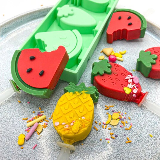 Happy Sprinkles Mini Ispinneformer Frukt Happy Sprinkles Mini Ispinneformer Frukt