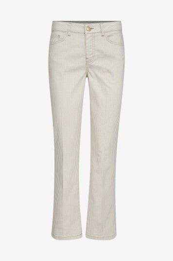 MOS MOSH   Bukser mmAshley Pinstripe Pant   Beige