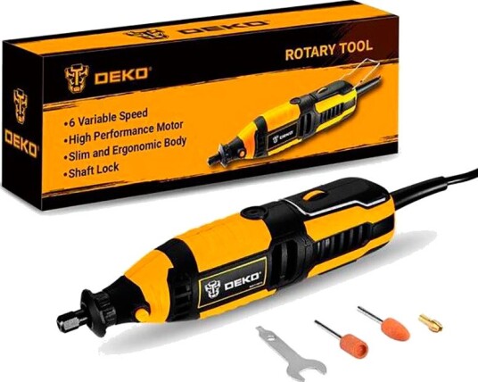 Deko Tools Roterende Multiverktøy Med Tilbehør (135 w)