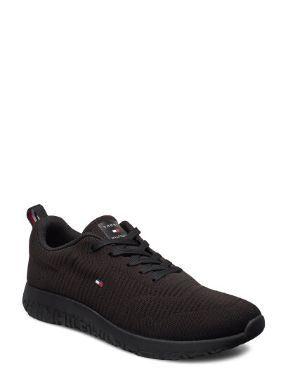 Tommy Hilfiger Corporate Knit Rib Runner - Black - 45 Tommy Hilfiger Corporate Knit Rib Runner - Black - 45