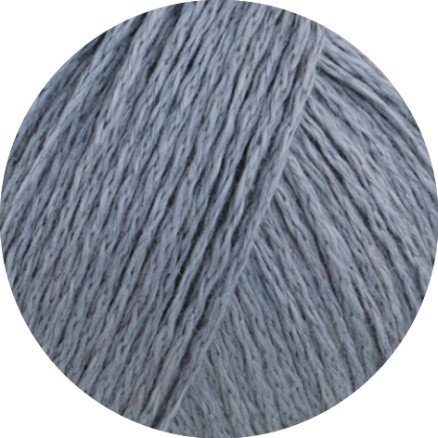 Lana Grossa Summer Cashmere Garn 10 Gråblå