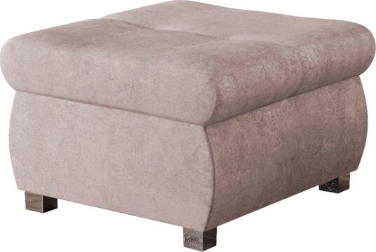 Cerys Fotpall 60 cm - Rosa