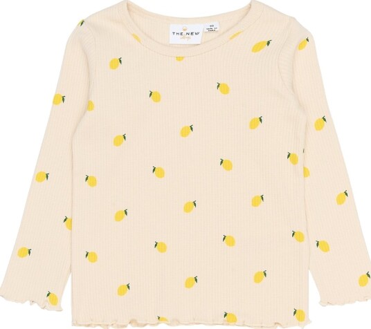 The New Tnstsmilla L_S Rib Tee Cream 104