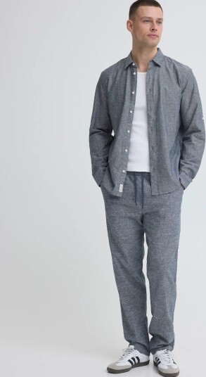 Blend Bhaban Lin Pants Pp Noos   Grey   S
