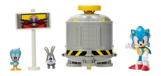 Jakks Sonic the Hedgehog 6.35cm Diorama Set Level Clear