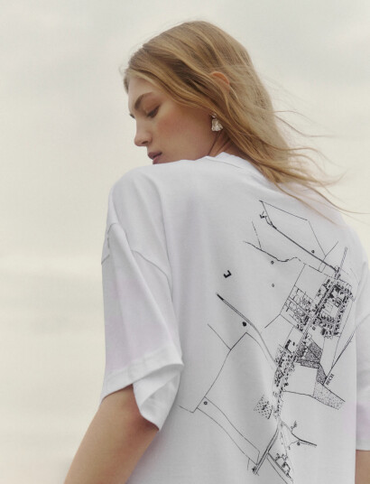 BECH Bech City Map T"-Shirt - White - M