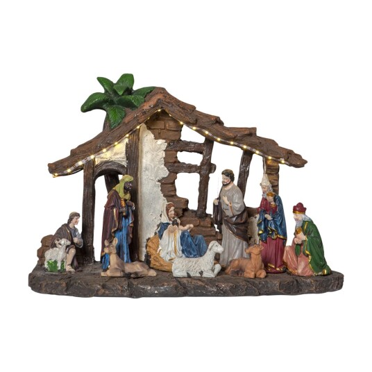 STAR TRADING DEKORATIVT JULELANDSKAP NATIVITY 680-87
