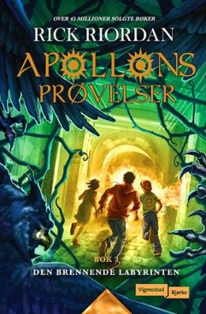 Den Brennende Labyrinten Av Rick Riordan