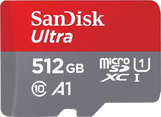 SanDisk Ultra PLUS microSD-kort (512 GB)