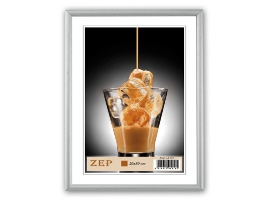 Zep Al1s2 Aluminium Sølv Enkel Bilderamme Bord Vegg 13 X 18 Cm Rektangulær