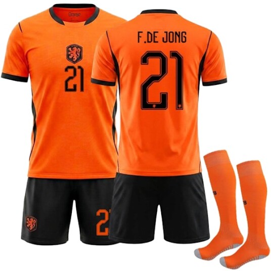 2026 Nederland Hjemme VM Fotballtrøye for barn og voksne med sokker