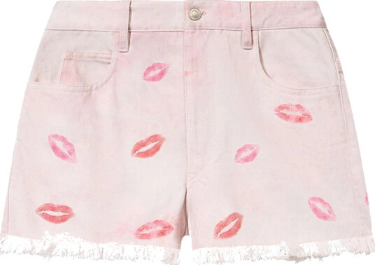 Marant étoile Dame Shorts Rosa M,
