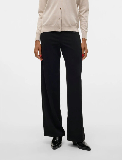 Vero Moda Vmberlin Zamira Mw Wide Pant Noos   Black   XL x 30