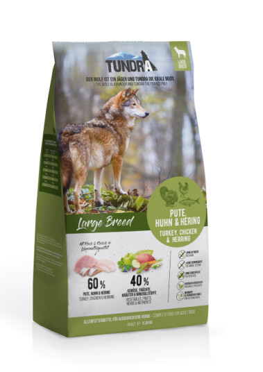 Tundra Big Wolf Mountain 11.34Kg Kalkun Og Sild Tørrfôr Til Hund
